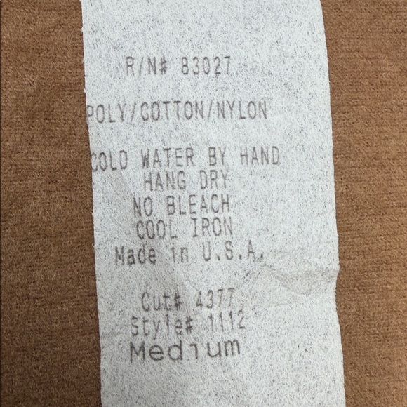 VTG Western Collection Fringed Shawl or Capelet w/ Silver Conchos Sz M - Picture 10 of 10